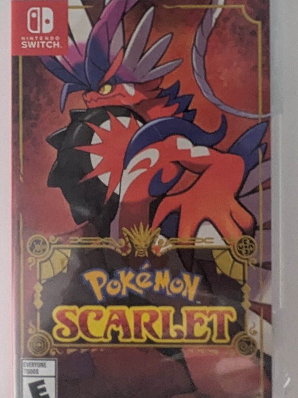 Pokémon Scarlet Nintendo Switch Case ONLY (game not included)
